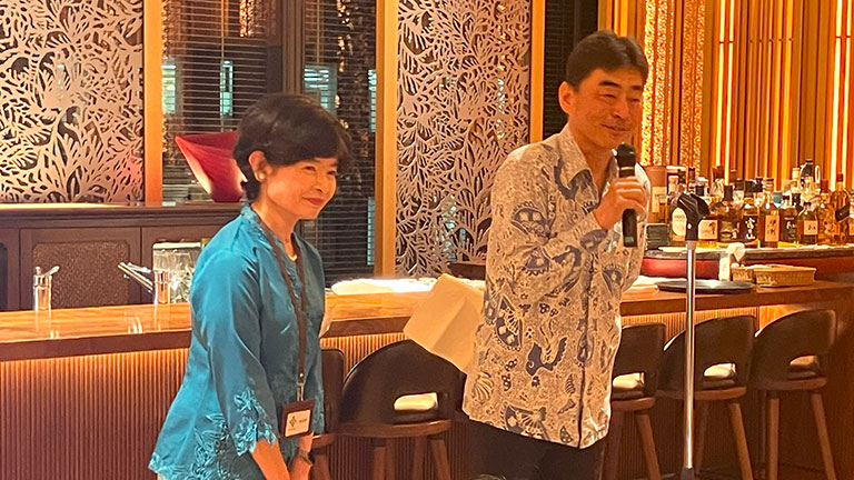 Congratulatory address by Counselor Uno