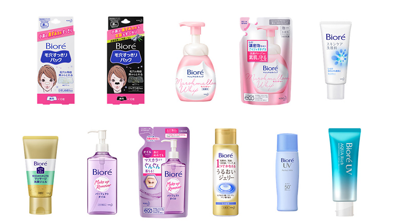 ブラジルで販売している「Bioré(ビオレ)」商品